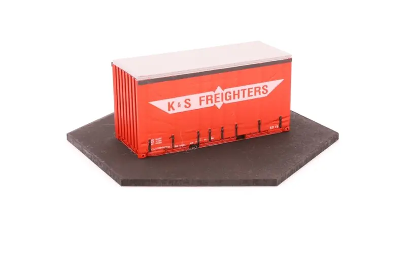 If-Con015 - K & S Freighters 20Ft Tautliner Container Kit (Ho Scale) 1