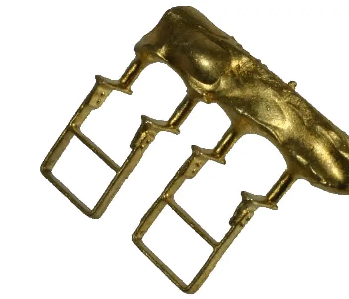 If-Det001 - Brass Passenger Car Steps - 4Pc (Ho Scale) 1