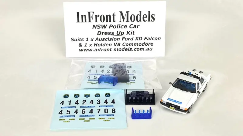 If-Det002 - Nsw Police Car Dress Up Kit (Ho Scale) 1