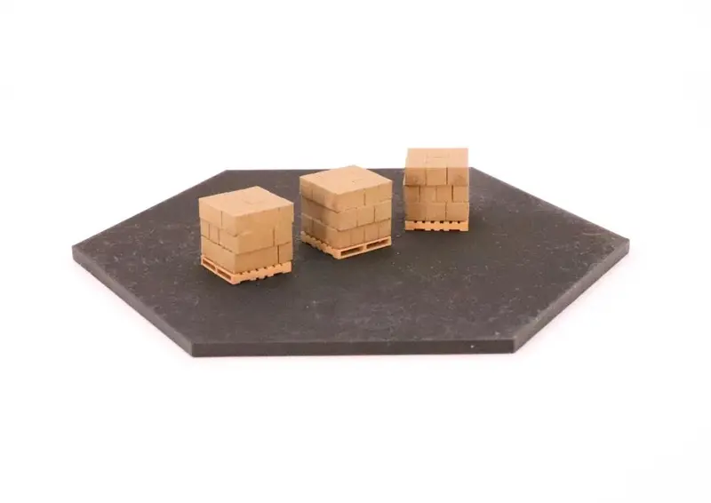 If-Det027 - Boxes And Pallets (Ho Scale) 1