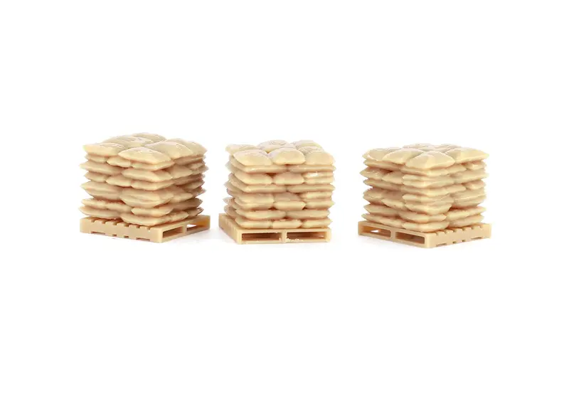 If-Det028 - Sacks And Pallets (Ho Scale) 1
