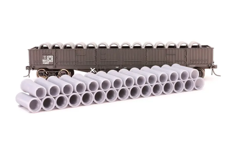 If-Wgl018 - 45'0" Cast Concrete Pipe Load - Small (Ho Scale) 1