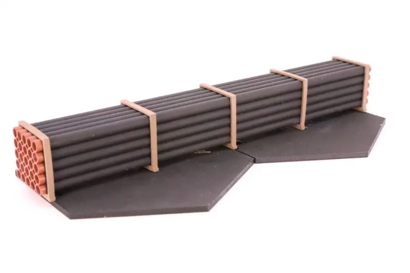 If-Wgl019 - 60'0" Pipe Load & Cradles (Ho Scale) 1