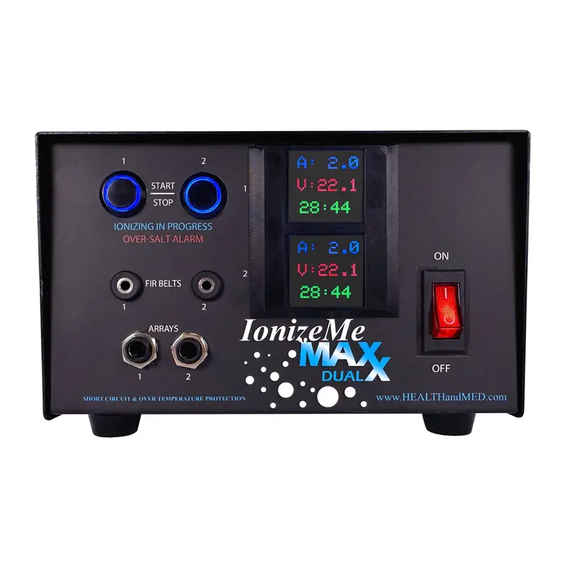 Ionizeme Maxx Dual - Powerful 20V Made In Usa Ionic Detox Foot Bath System 1