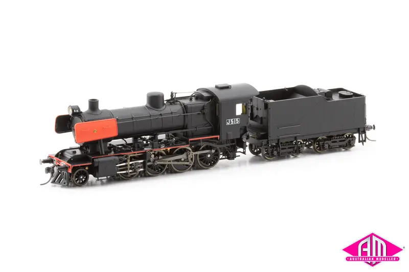 Ixion Models J500 Vr J Class 2-8-0 Locomotive 'J515' Coal Burner, Red Lined,  Ho Scale 1