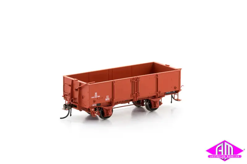 Iz Open Wagon 1960-1964 Era, Vr Wagon Red, 6 Car Pack Vfw-86 1