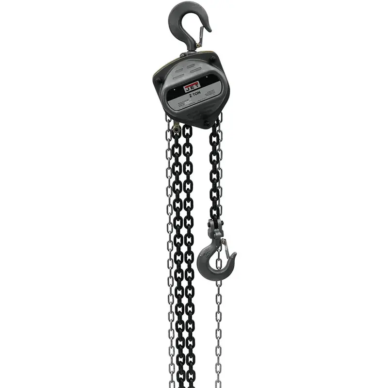 Jet 101932 S90-200-20 2 Ton Hand Chain Manual Hoist W/ 20' Lift 1