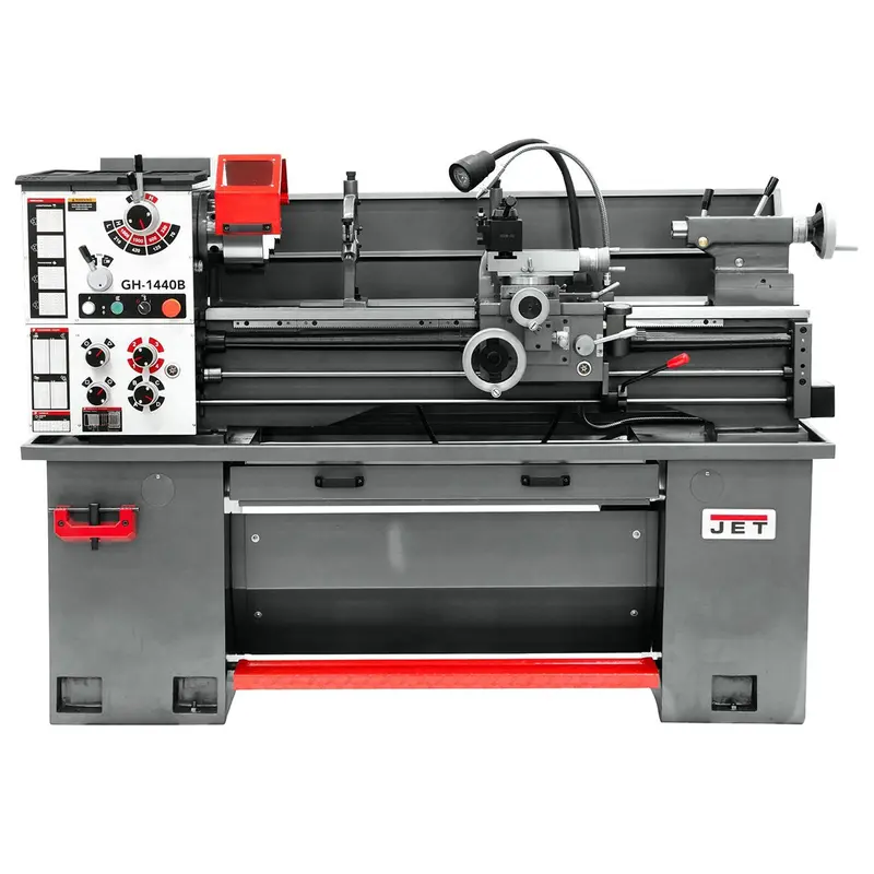 Jet 331440 14-Inch X 37-Inch 1-Phase Geared Head Bench Lathe W/ Stand 1