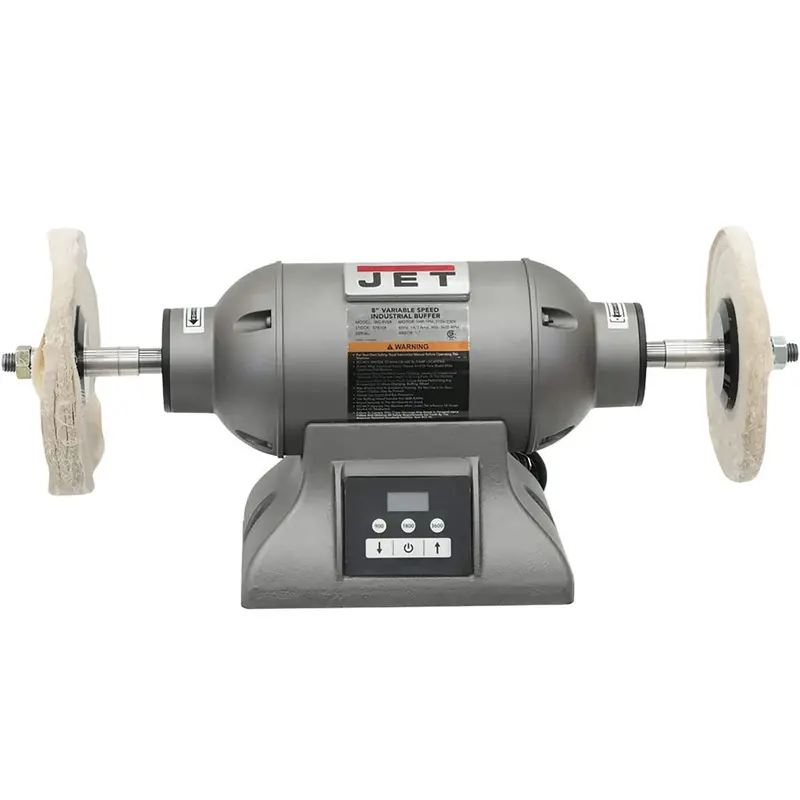 Jet 578218 8" Heavy-Duty Full Casted Variable Speed Industrial Bench Buffer 1