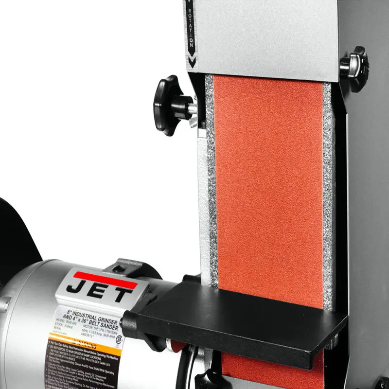 Jet 578436 Ibgb-436 115/230V 8 Inch Industrial Grinder 4 X 36 Inch Belt Sander 2