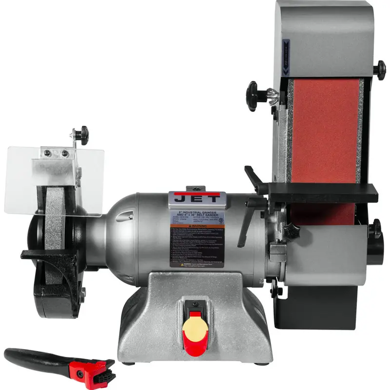 Jet 578436 Ibgb-436 115/230V 8 Inch Industrial Grinder 4 X 36 Inch Belt Sander 3