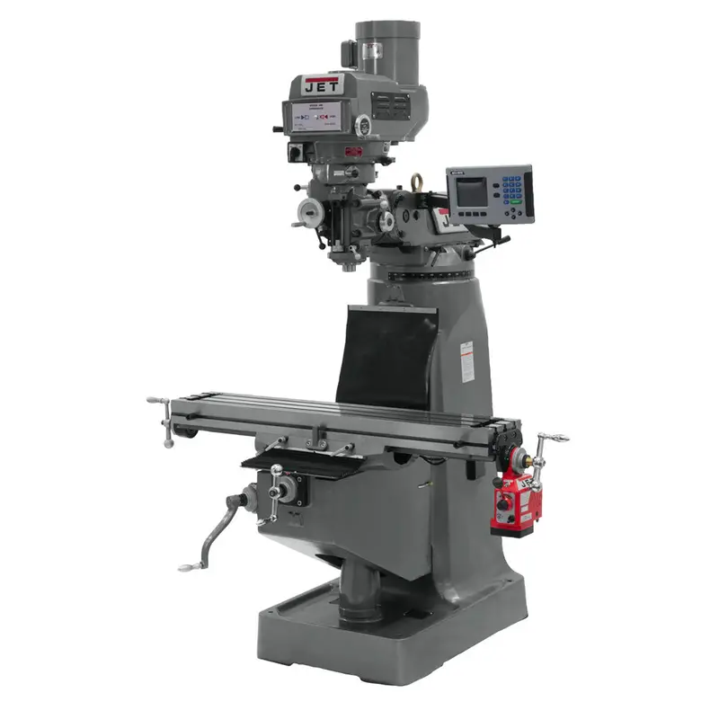 Jet 690408 Jtm-4Vs 230/460V Mill W/ 3-Axis Acu-Rite 203 Dro W/ X-Axis Powerfeed 1