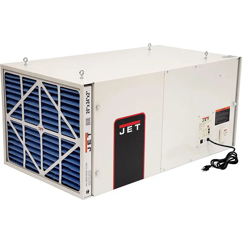 Jet 708615 Afs-2000 1700 Cfm Air Filtration System 3-Speed W/ Remote Control 1