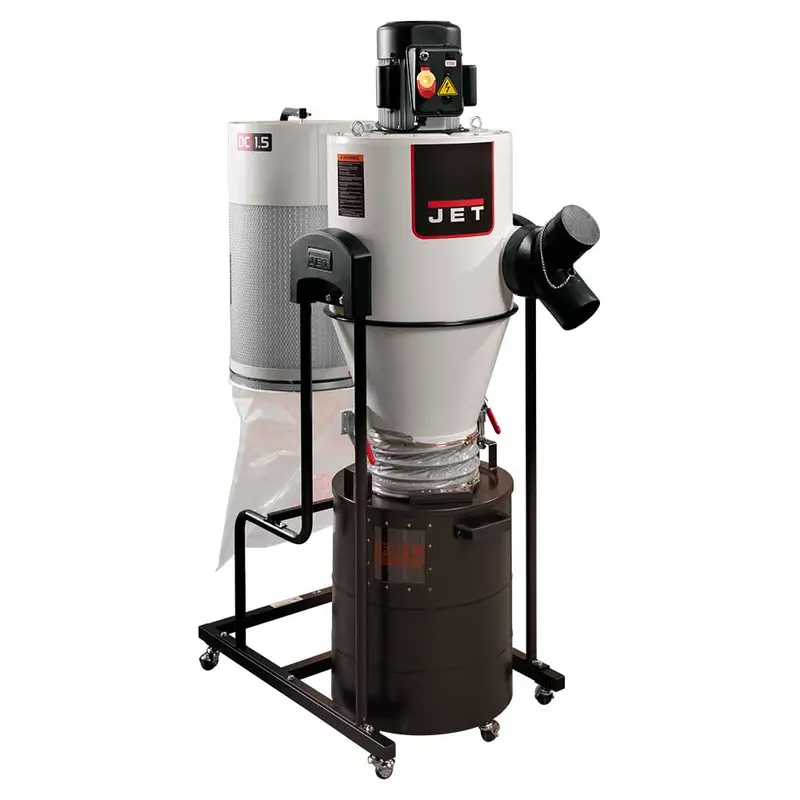 Jet 717515 Jcdc-1.5 115-Volt 1.5-Hp Single Phase Cyclone Dust Collector 1