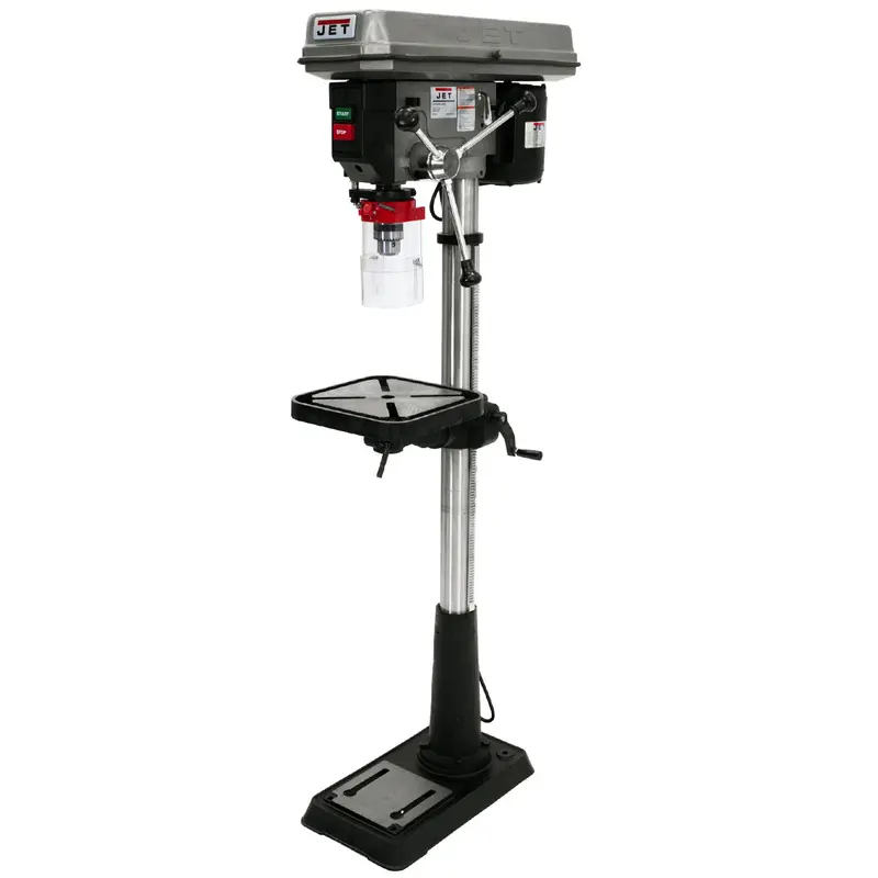Jet J-2500 3/4-Hp 115/230V 15" High Quality Versatile Floor Model Drill Press 1