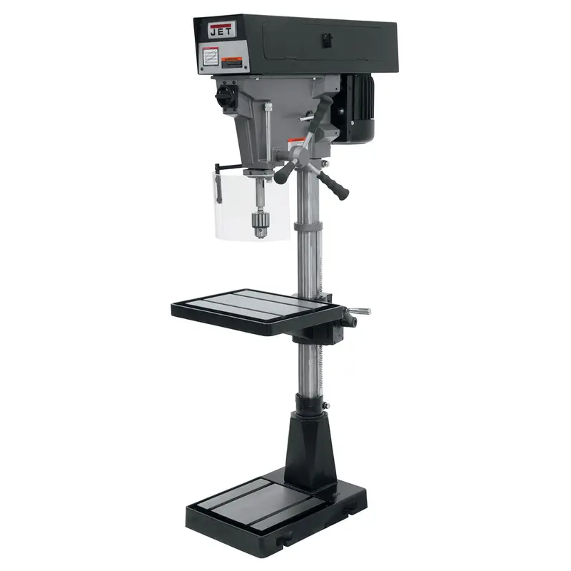 Jet J-A3816 1-Hp 115/230V 15" Heavy Duty 6-Speed Floor Model Drill Press 1