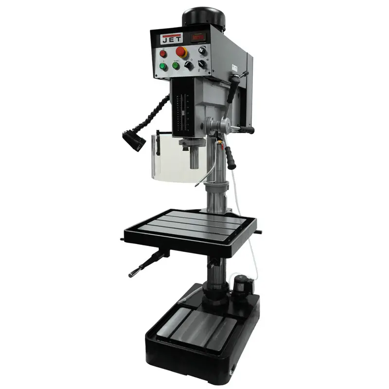 Jet Jdp-20Evst-460 460V 2 Hp 1-1/2" Variable Metalworking Tapping Drill Press 1