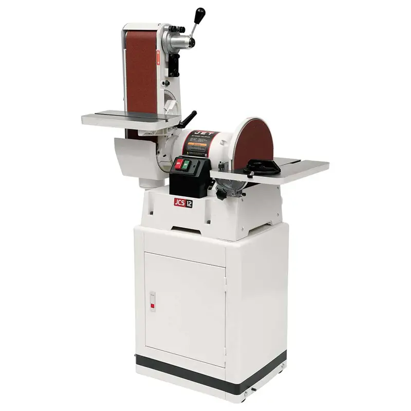 Jet Jsg-6Cs 1.5Hp 1Ph 115/230V 6"X48" Belt / 12" Disc Sander With Closed Stand 1