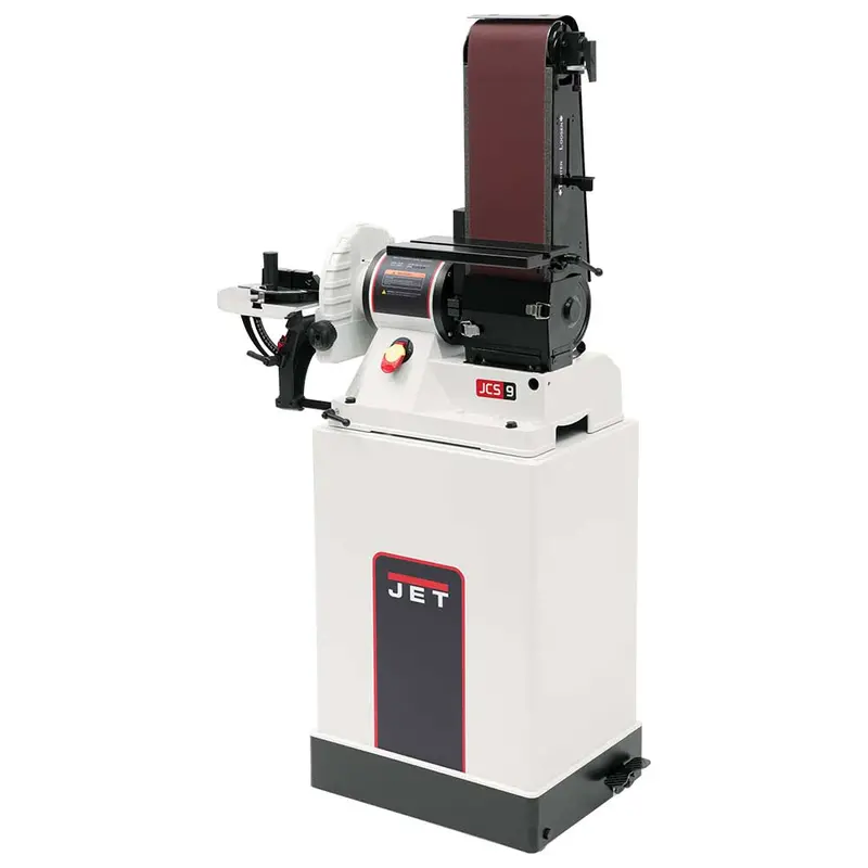 Jet Jsg-96Cs 3/4Hp 1Ph 115V 6"X48" Belt / 9" Disc Sander, Closed Stand 708597K 1