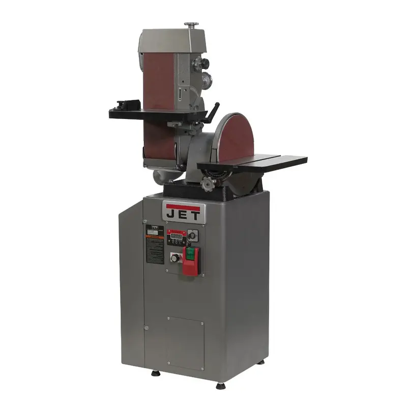 Jet Jt1-112 J-64812Vs 6" X 48" Belt W/ 12" Disc Finishing/Grinding Machine 1