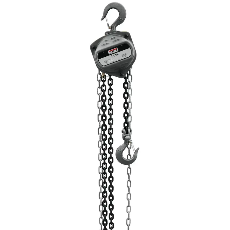 Jet S90-100-20 1 Ton Hand Chain Manual Hoist With 20' Lift - 101912 1