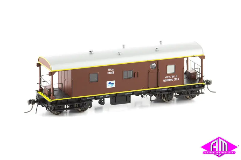 Jhg Brake Van, Nvja 34052 L7 Moss Vale Working 1
