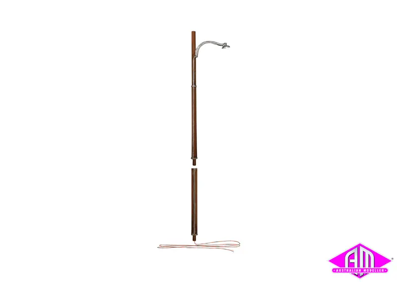 Jp5638 - Street Lights - Wooden Pole 3Pc (N Scale) 1