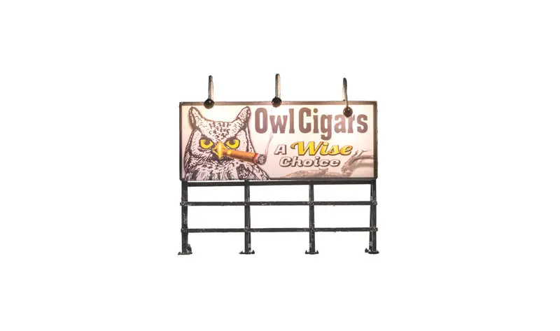 Jp5795 - Billboard - Wise Tobacco Co (Ho Scale) 1