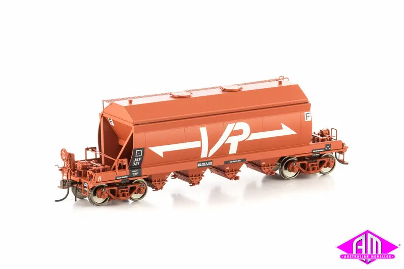 Jsf Sand Hopper, Wagon Red With Large Vr Logo, 4 Car Pack Vhw-12 1