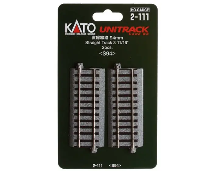 Ka2-111 - Straight Track - 94Mm 2Pc (Ho Scale) 1