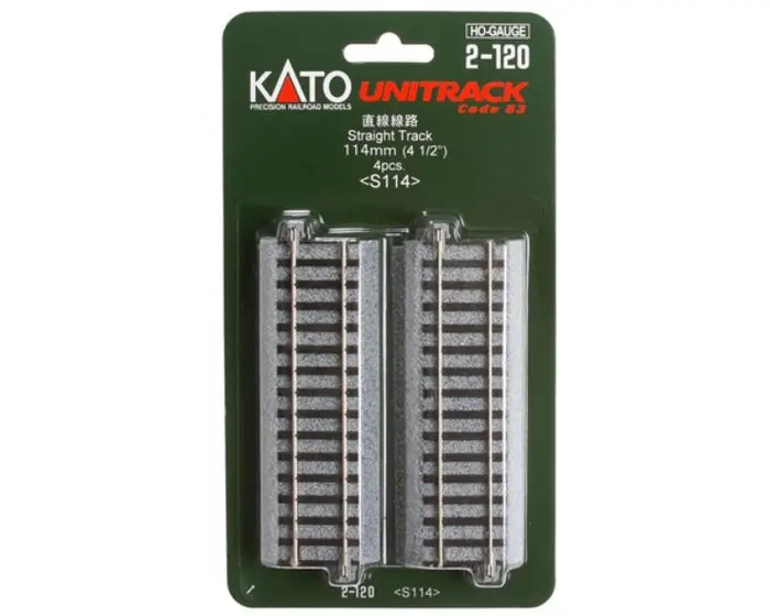 Ka2-120 - Straight Track - 114Mm 4Pc (Ho Scale) 1