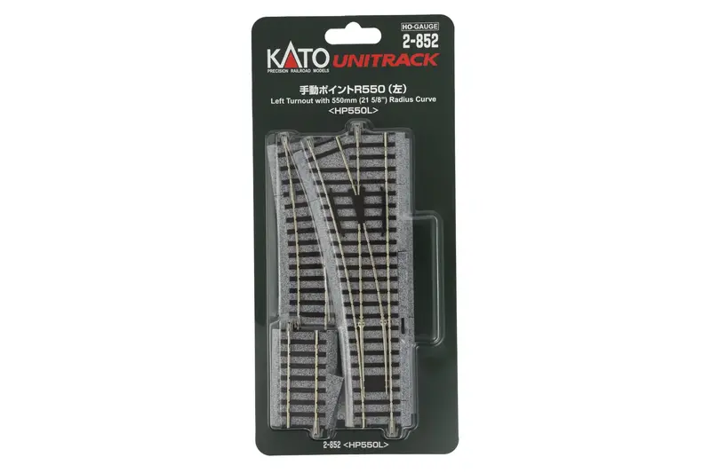 Ka2-852 - Manual Turnout - Left #4 (Ho Scale) 1