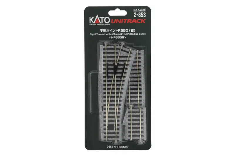 Ka2-853 - Manual Turnout - Right #4 (Ho Scale) 1