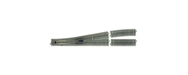 Ka2-862 - Manual Turnout - Left - #6 (Ho Scale) 1