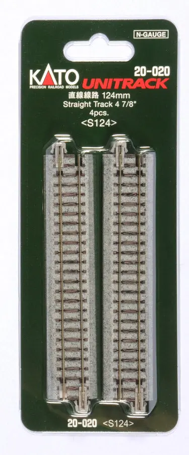 Ka20-020 - Unitrack - Straight 124Mm 4Pc (N Scale) 1