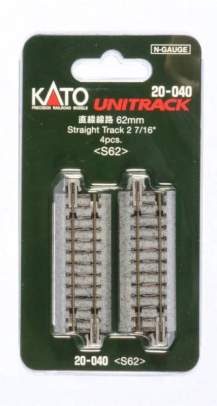 Ka20-040 - Unitrack - Straight 62Mm 4Pc (N Scale) 1