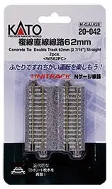 Ka20-042 - Unitrack - Double Track - Straight 62Mm 2Pc (N Scale) 1