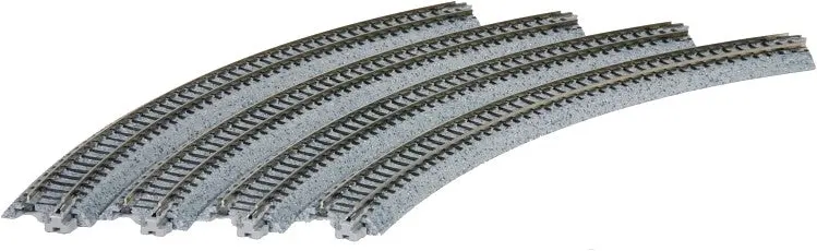 Ka20-100 - Unitrack Curve - 249Mm Radius - 45 Degree 4Pc (N Scale) 1