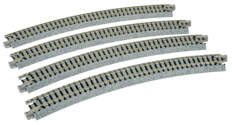 Ka20-150 - Unitrack Curve - 718Mm Radius - 15 Degree 4Pc (N Scale) 1