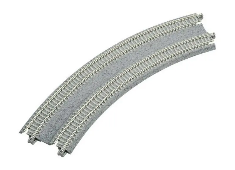 Ka20-184 - Unitrack - Double Track - Curve - 315Mm Radius - 22.5 Degree 2Pc (N Scale) 1