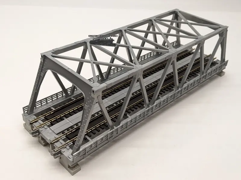 Ka20-437 - Unitrack Double Truss Bridge - Silver (N Scale) 1