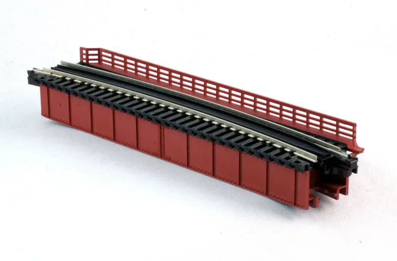 Ka20-470 - Deck Girder Bridge - Single Track - Red (N Scale) 1