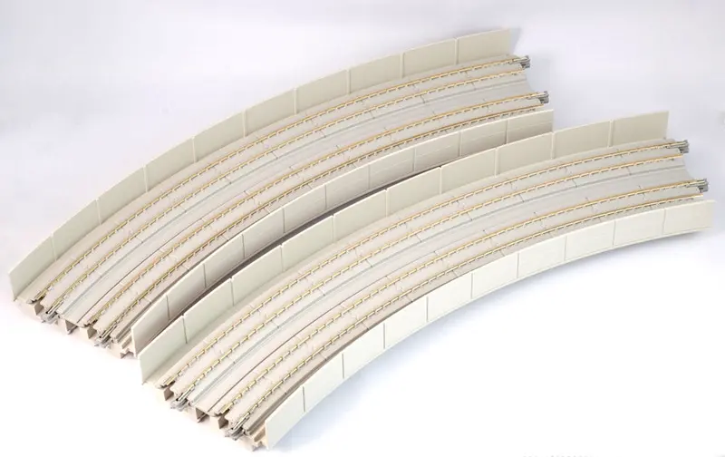 Ka20-544 - Double Track Viaduct - Superelevated Curve - 414/381Mm Radius - 45 Degree (N Scale) 1