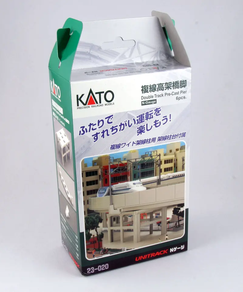 Ka23-020 - Double Viaduct Supports 6Pc (N Scale) 1