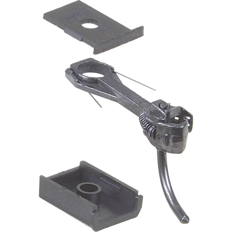 Kd-156 - #156 "Scale" Metal Self Centering Whisker Coupler - Long (25/64") Centerset Shank 2Pr (Ho Scale) 1