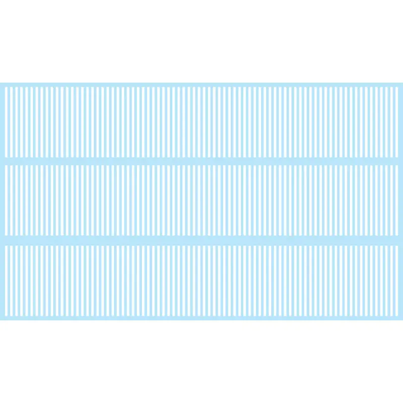 Kd-3122 - #3122 Street Decal - Dash White Lines (Ho Scale) 1