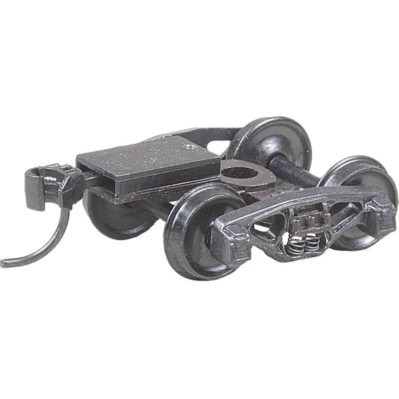 Kd-502 - #502 Bettendorf 50-Ton Trucks With Ready-To-Mount Couplers, 33" Smooth Back Wheels - Metal Fully Sprung (Ho Scale) 1