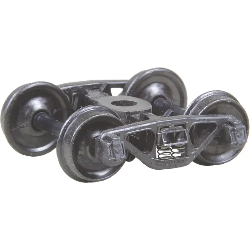 Kd-552 - #552 A.S.F. Ride Control 50 Ton Self Centering Trucks With 33" Smooth Back Wheels - Metal Fully Sprung (Ho Scale) 1