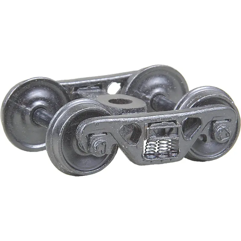 Kd-555 - #555 A.S.F. 100-Ton Roller Bearing Self Centering Trucks With 36" Smooth Back Wheels - Metal Fully Sprung (Ho Scale) 1