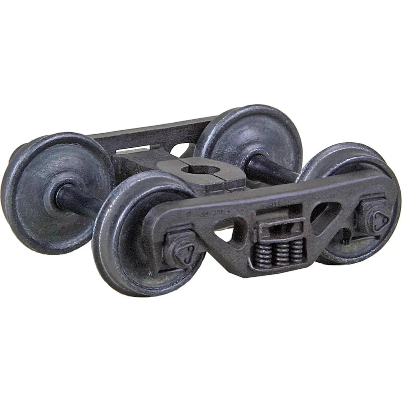 Kd-560 - #560 A.S.F. Barber S-2 70-Ton Acl Roller Bearing Self Centering Trucks With 33" Smooth Back Wheels - Hgc (Ho Scale) 1